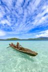 Children In Canoe